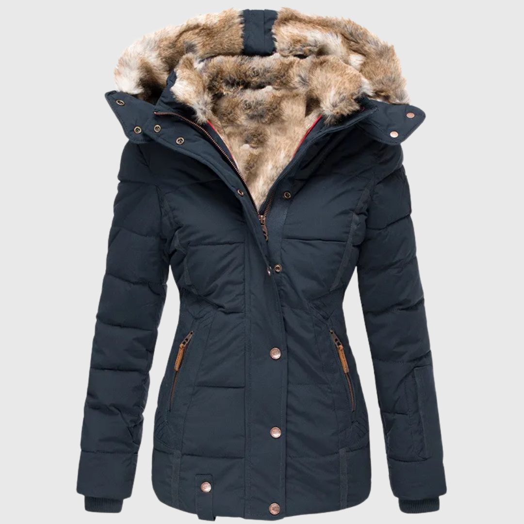 Amelia | Comfortable Warm Winter Fur Jacket
