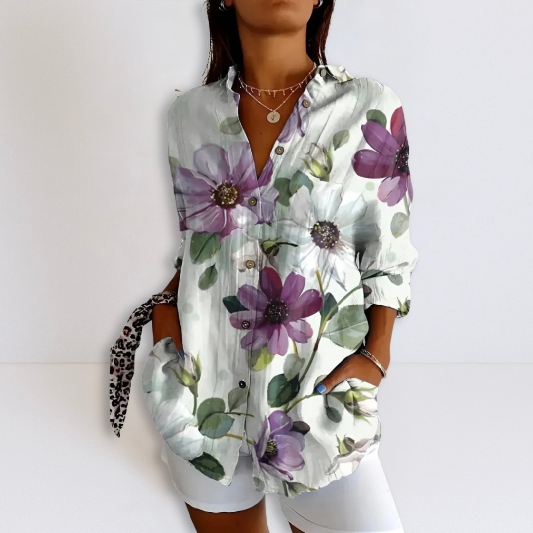 Jenna | Relaxed Printed Blouse