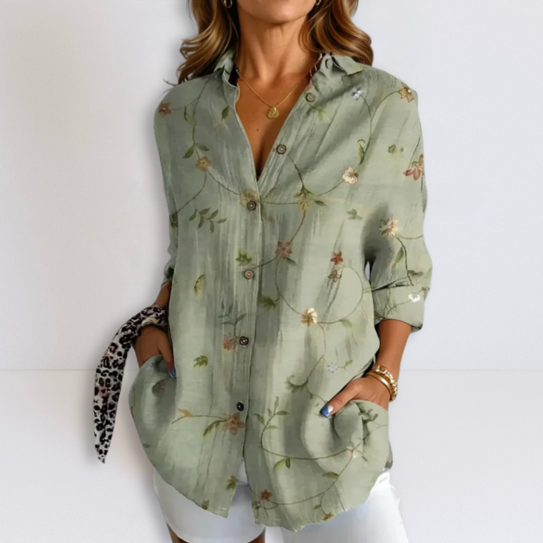 Jenna | Relaxed Printed Blouse