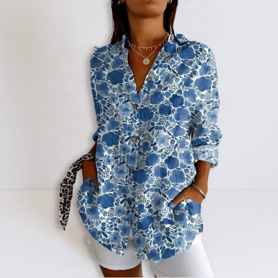 Jenna | Relaxed Printed Blouse