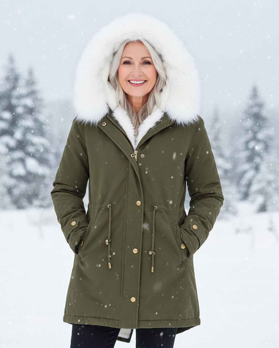 Sophia | Fur Hood Parka