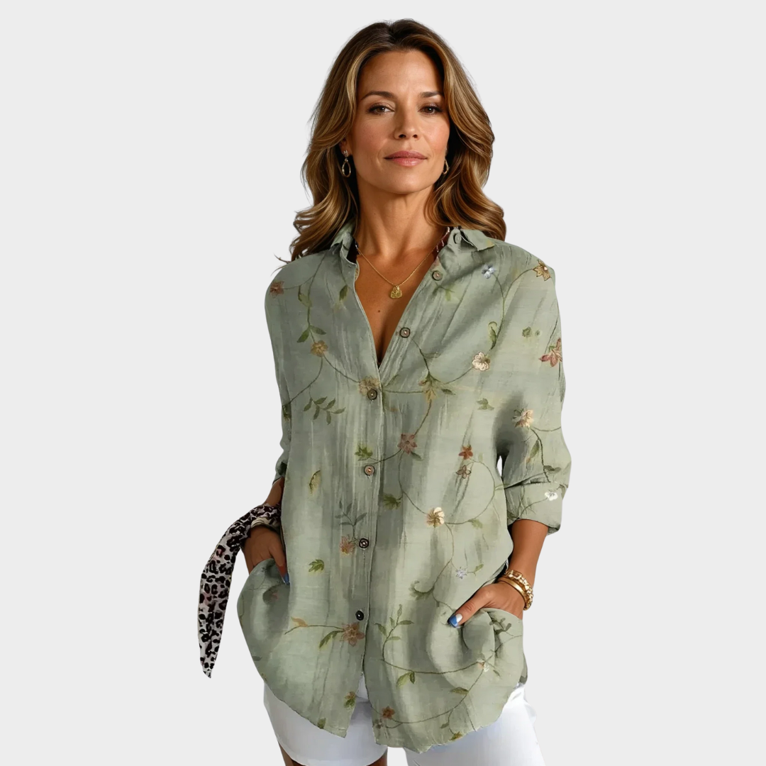 Jenna | Relaxed Printed Blouse