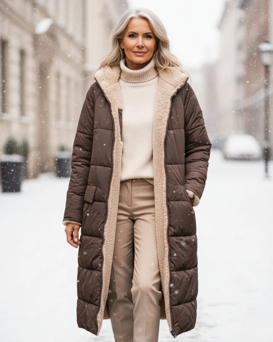 Olivia | Sherpa Winter Coat