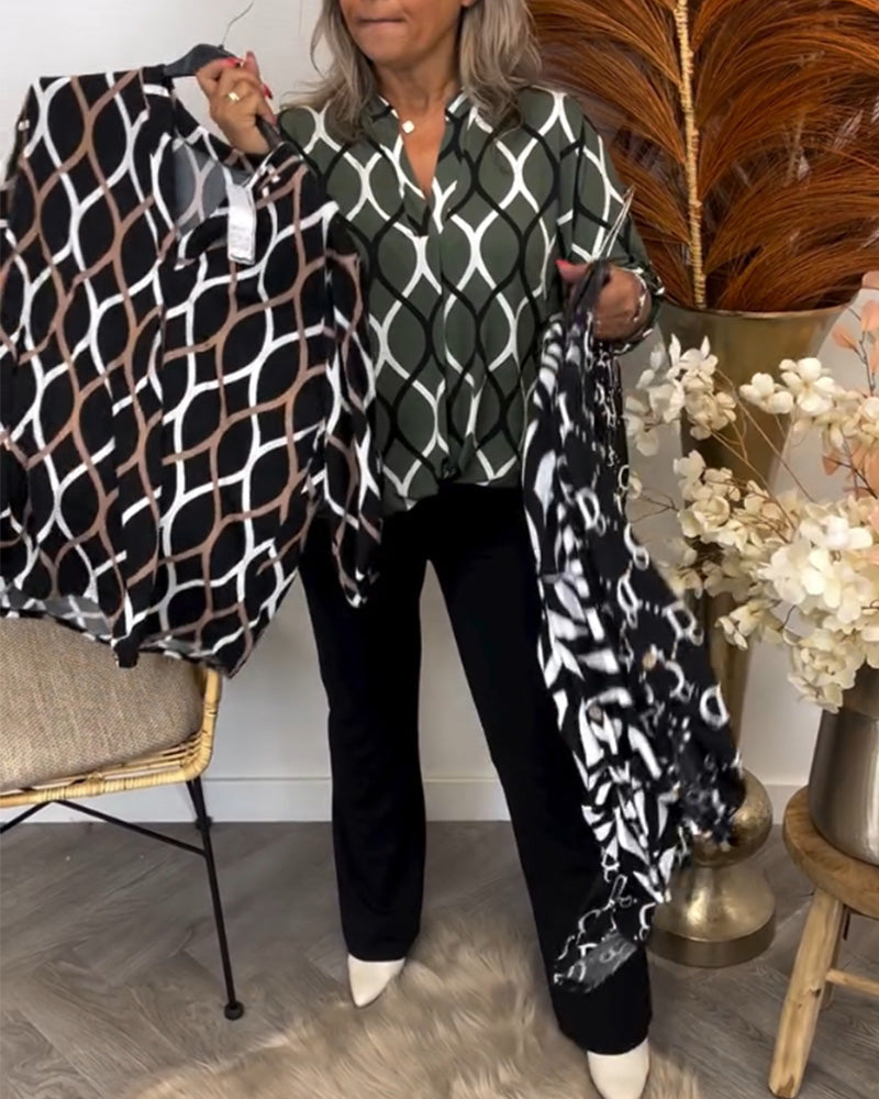 Summer | Casual Blouse with Long Sleeves