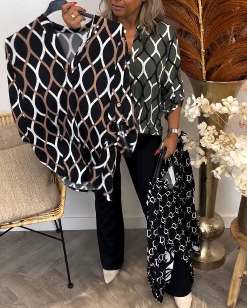 Summer | Casual Blouse with Long Sleeves