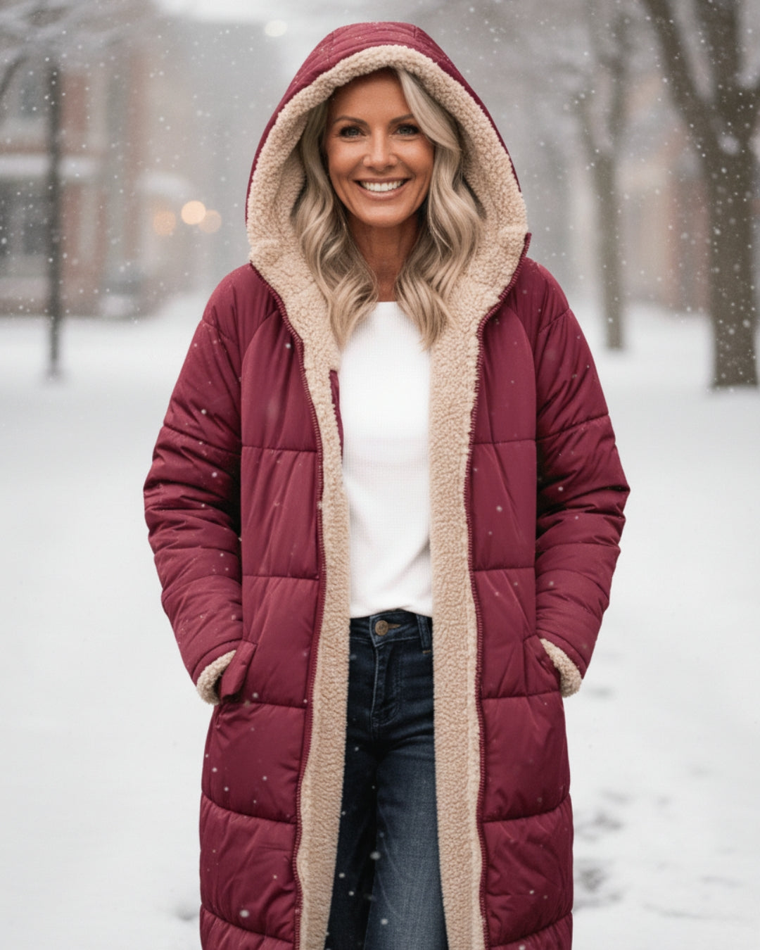 Olivia | Sherpa Winter Coat