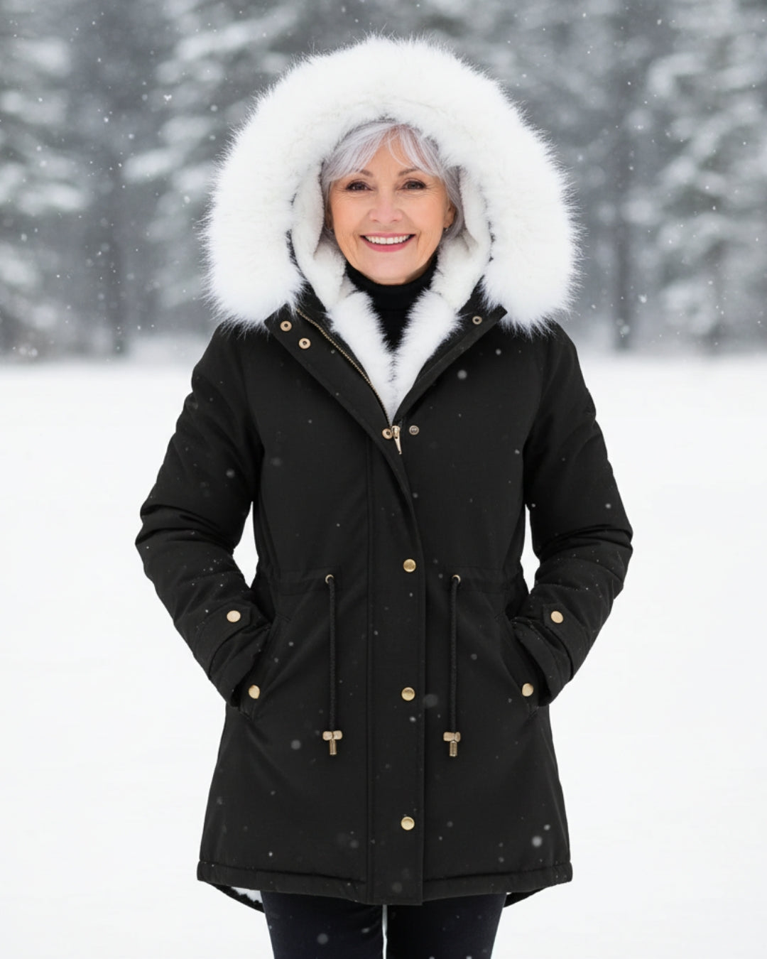 Sophia | Fur Hood Parka