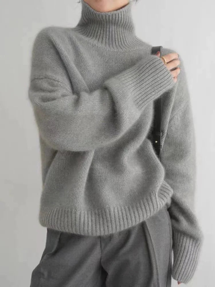 Jessica | High Collar Cashmere