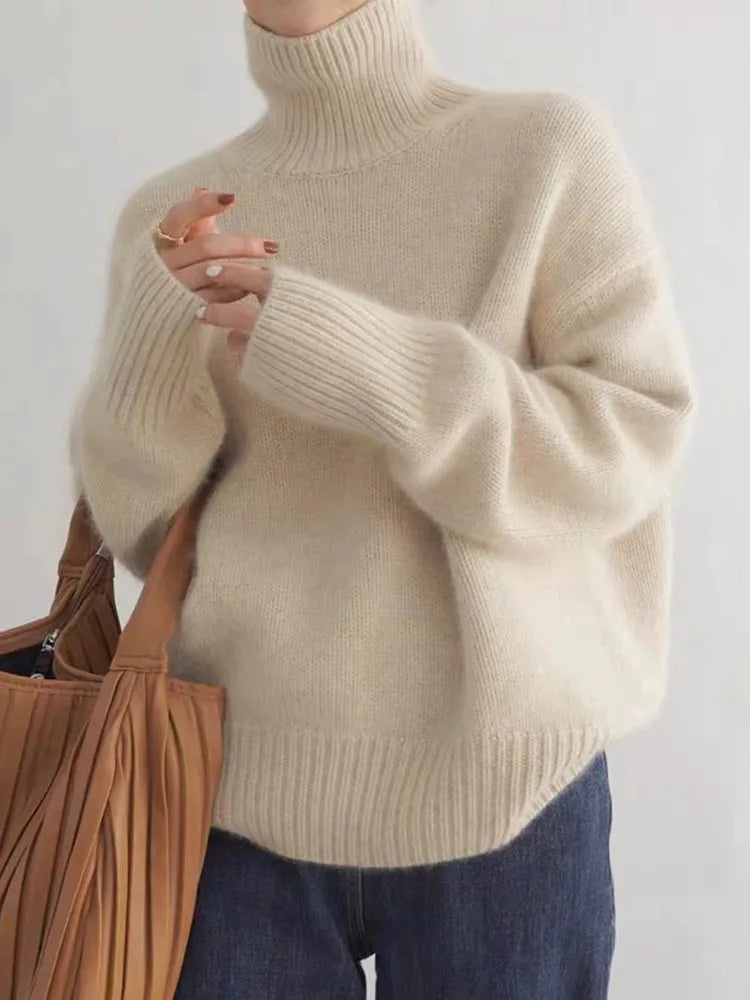 Jessica | High Collar Cashmere
