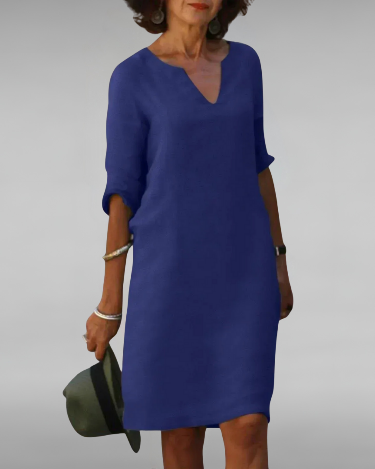 Everly | Timeless V-Neck Dress