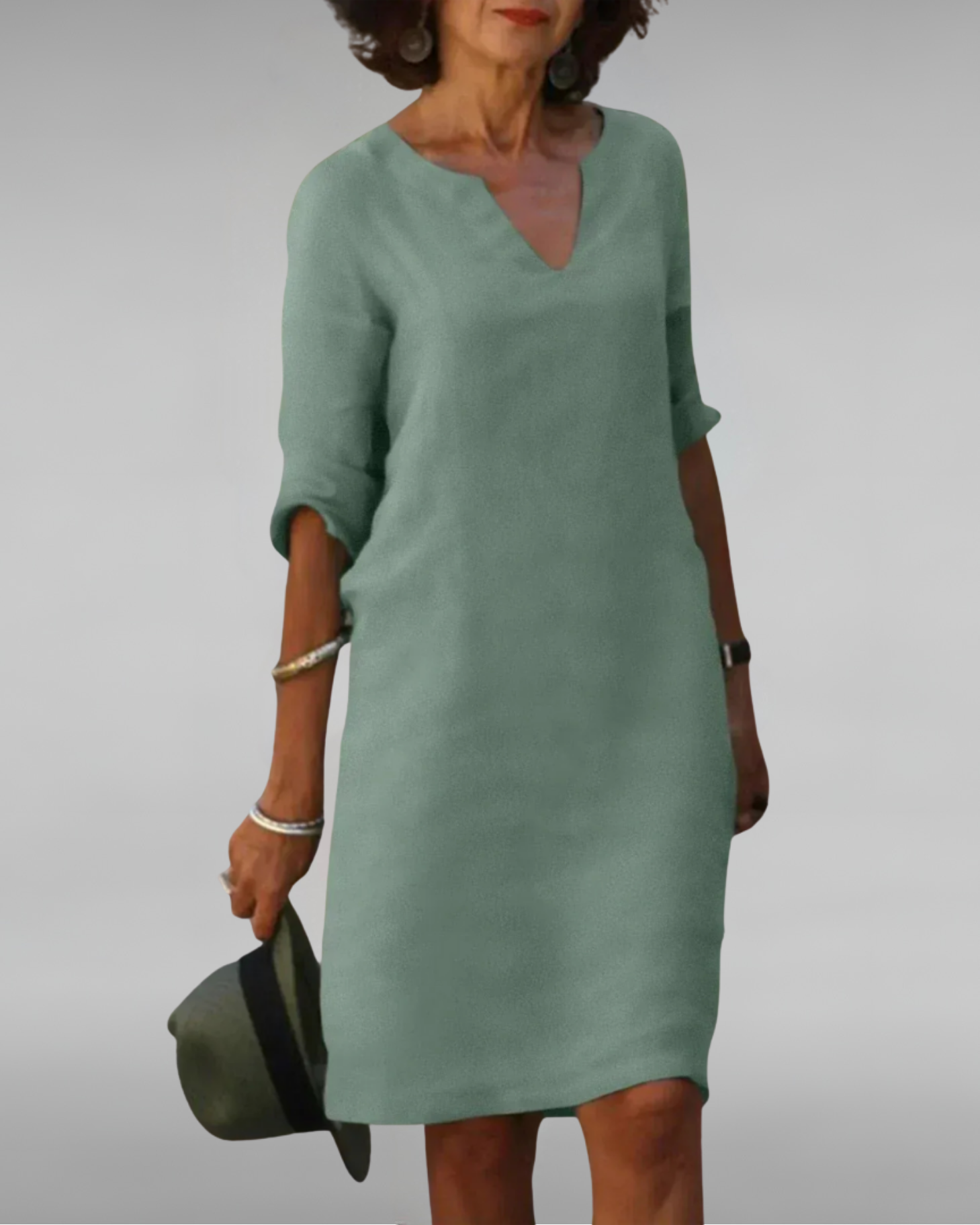 Everly | Timeless V-Neck Dress