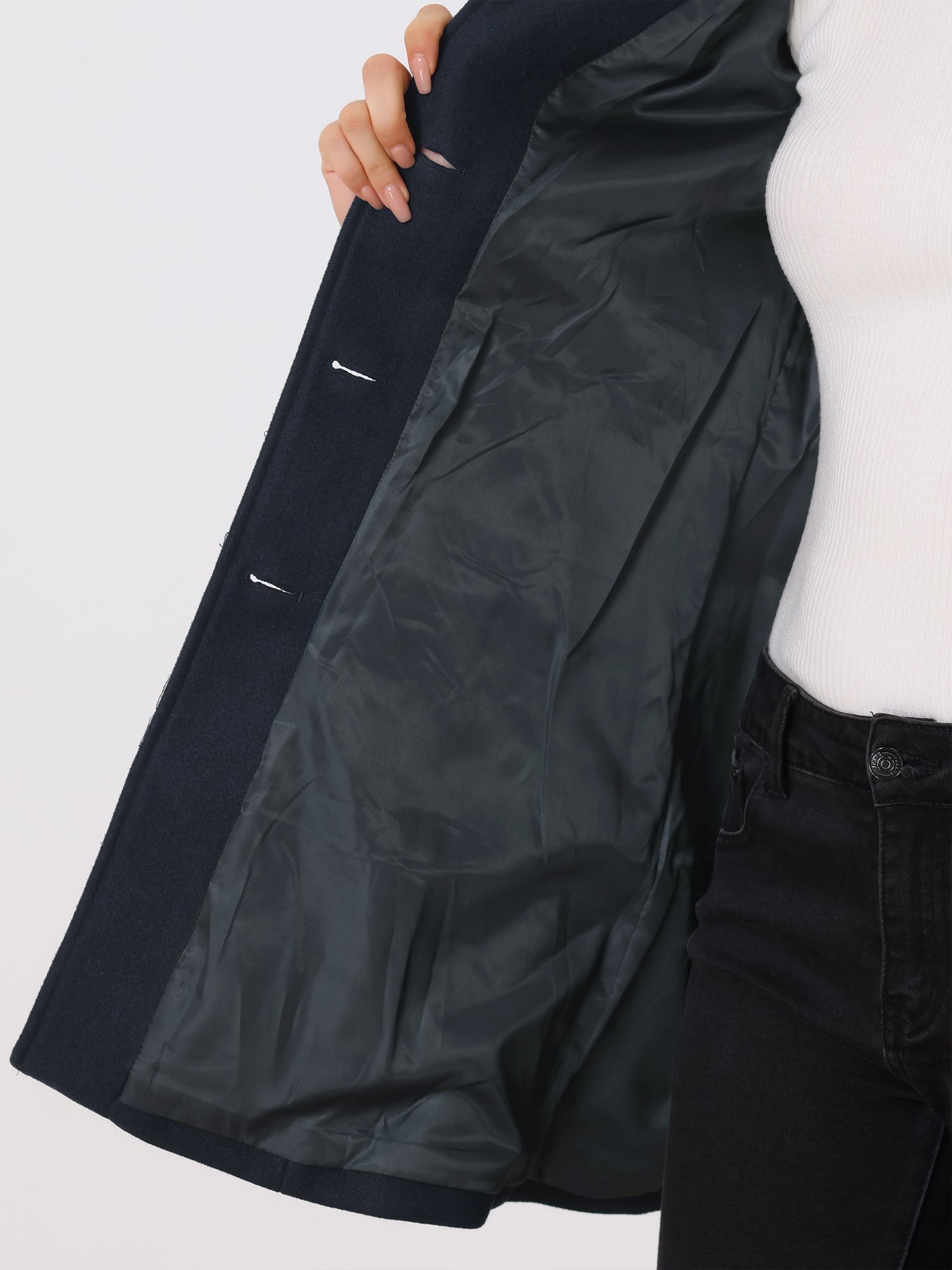 Elizabeth | Single Breasted Winter Trench Coat
