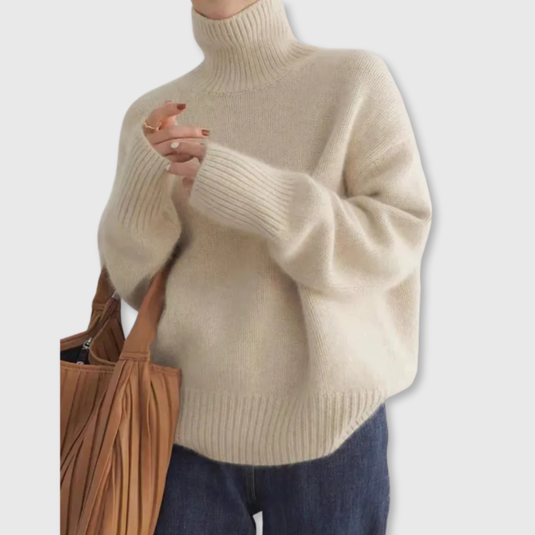Jessica | High Collar Cashmere