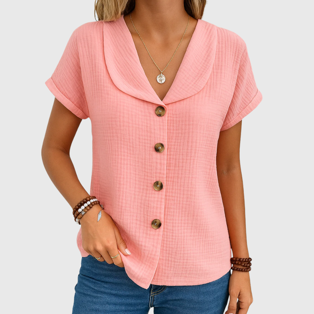 Katherine | Chic Buttoned Blouse