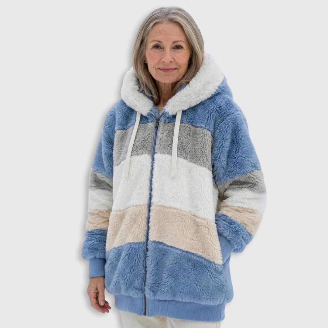 Layla | Colorblock Plush Jacket