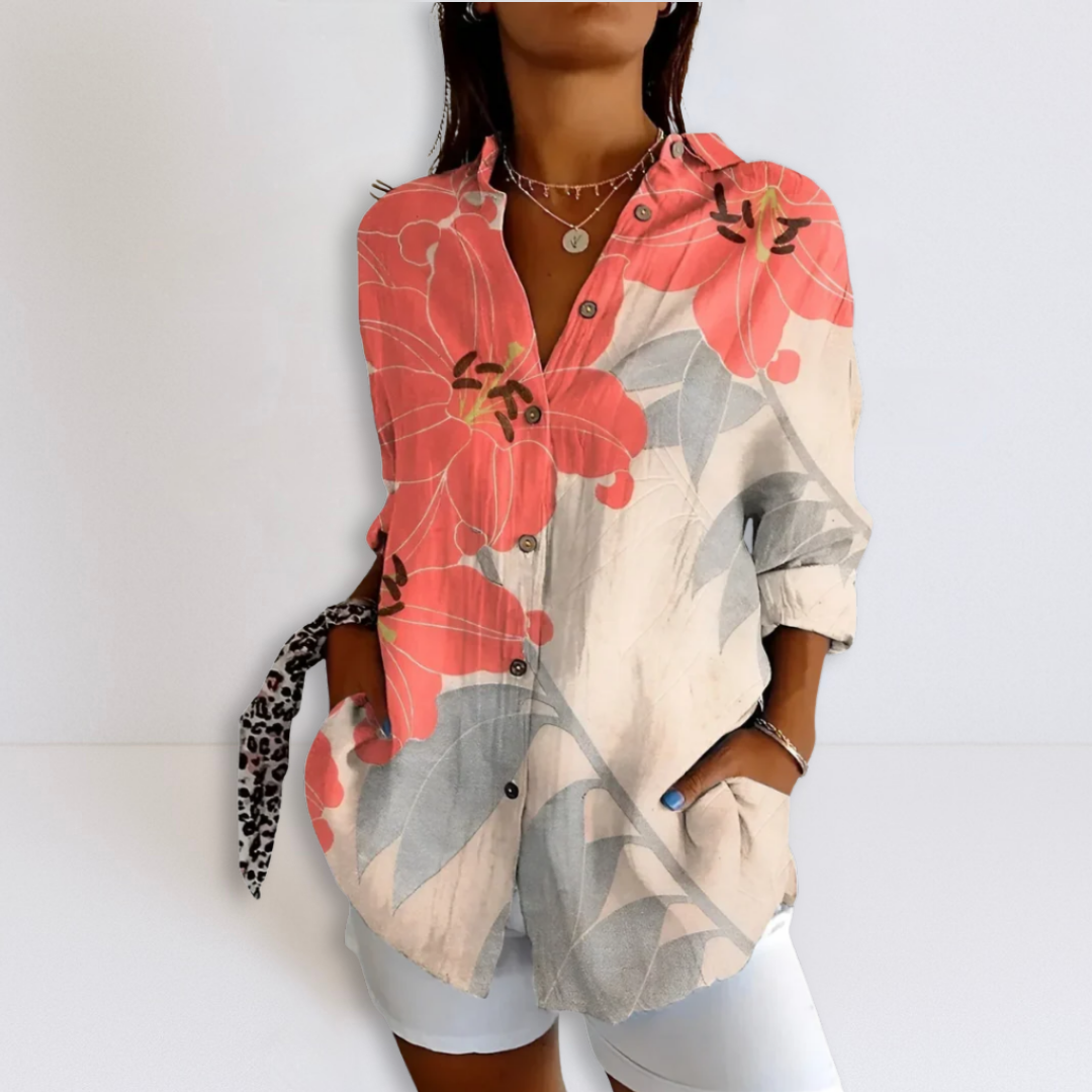 Jenna | Relaxed Printed Blouse