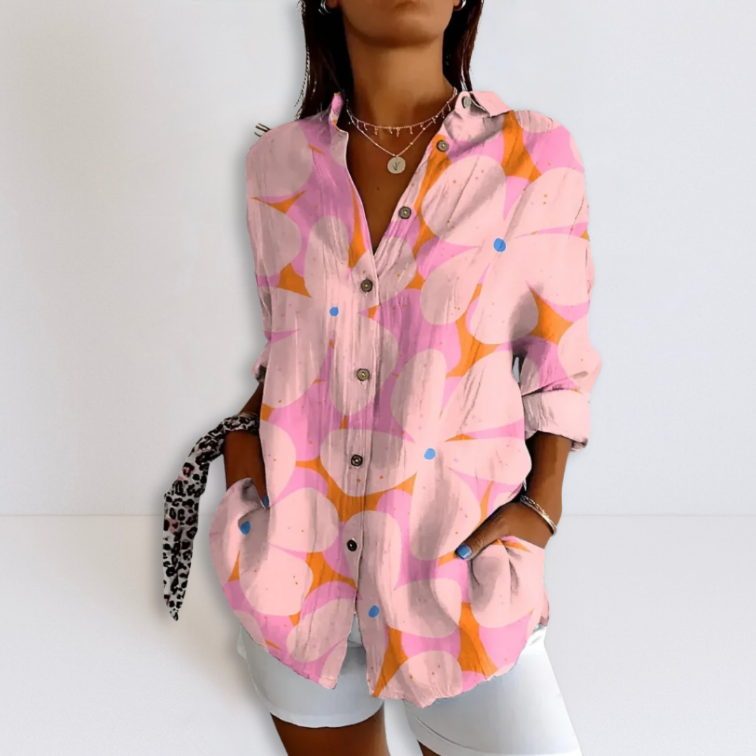 Jenna | Relaxed Printed Blouse