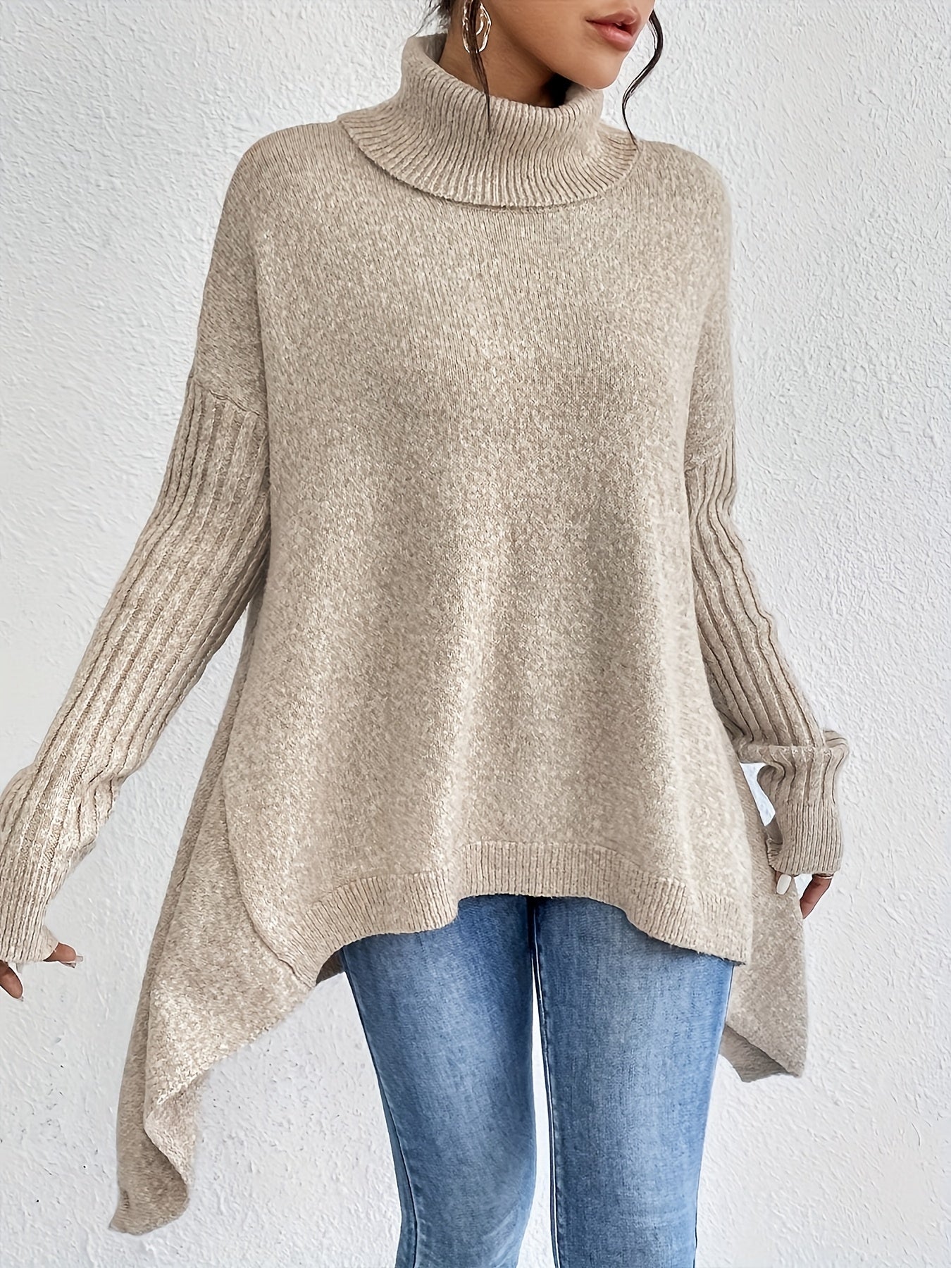 Tiffany | Oversized Turtleneck Sweater