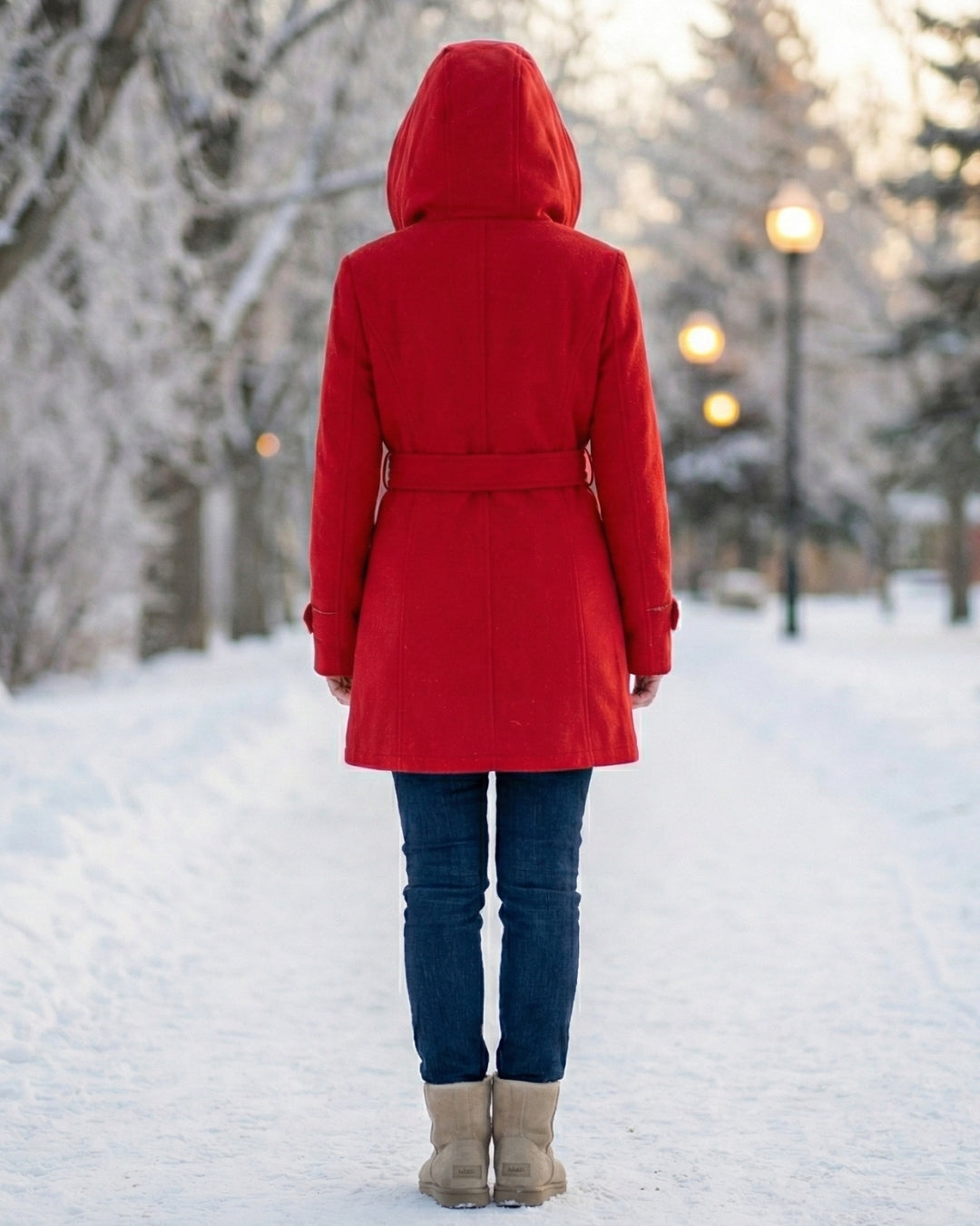 Victoria | Plaid Collar Wool Coat