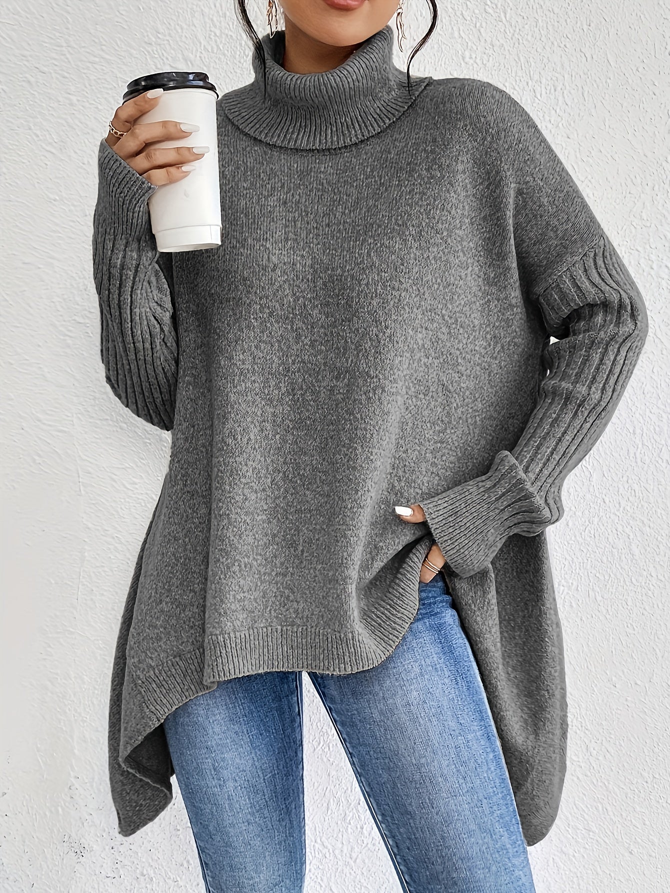 Tiffany | Oversized Turtleneck Sweater