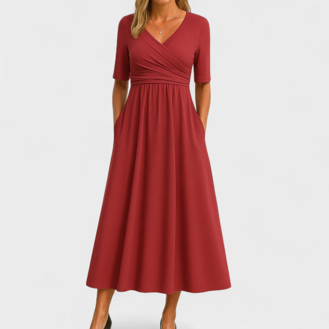 Isla | Elegant Wrap-Style Dress