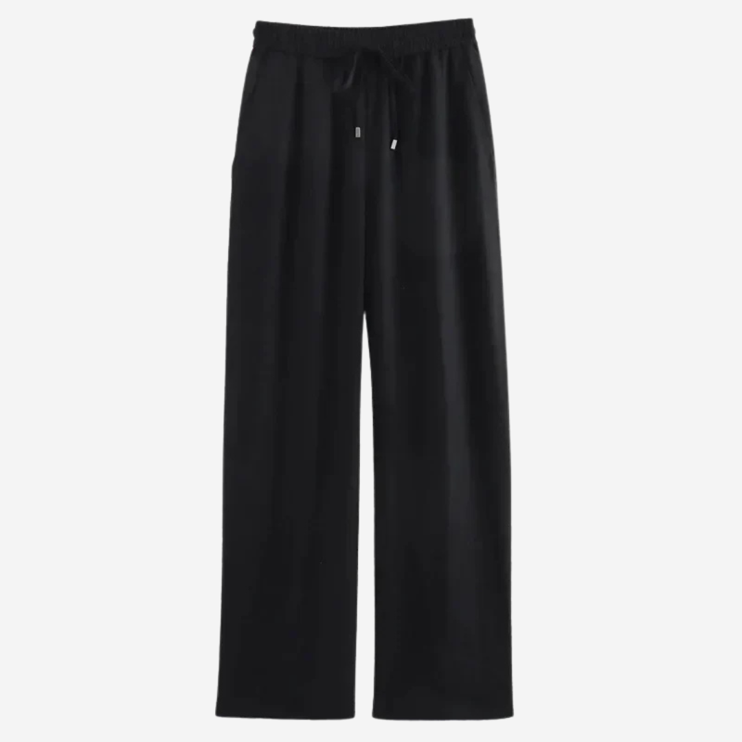 Valerie Comfortable Lounge Trousers - Black