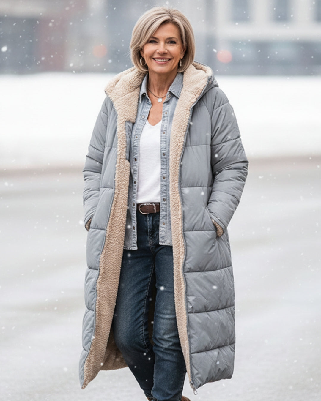 Olivia | Sherpa Winter Coat