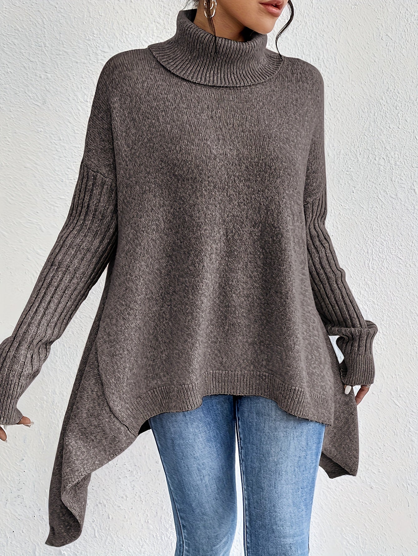 Tiffany | Oversized Turtleneck Sweater