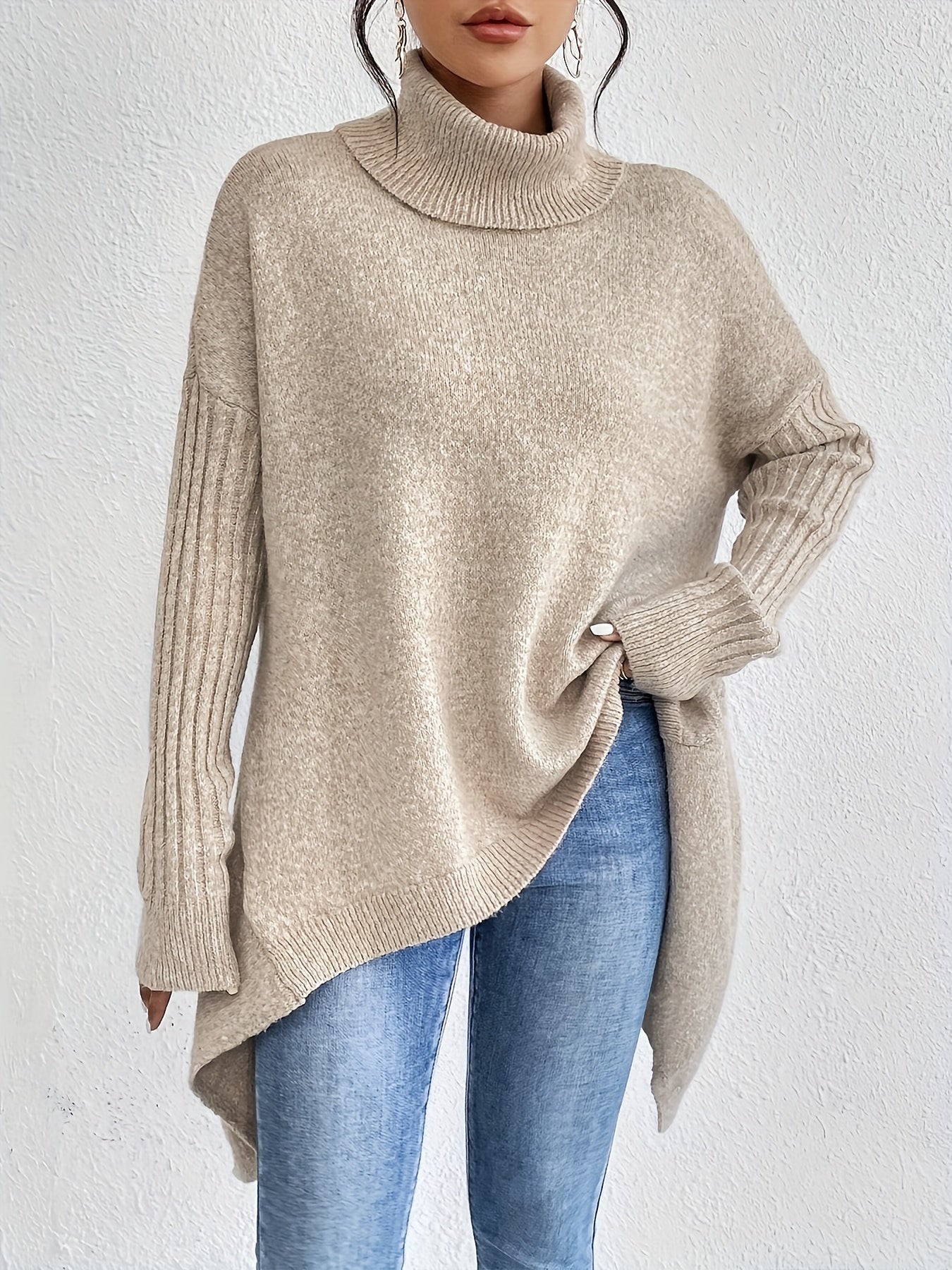 Tiffany | Oversized Turtleneck Sweater