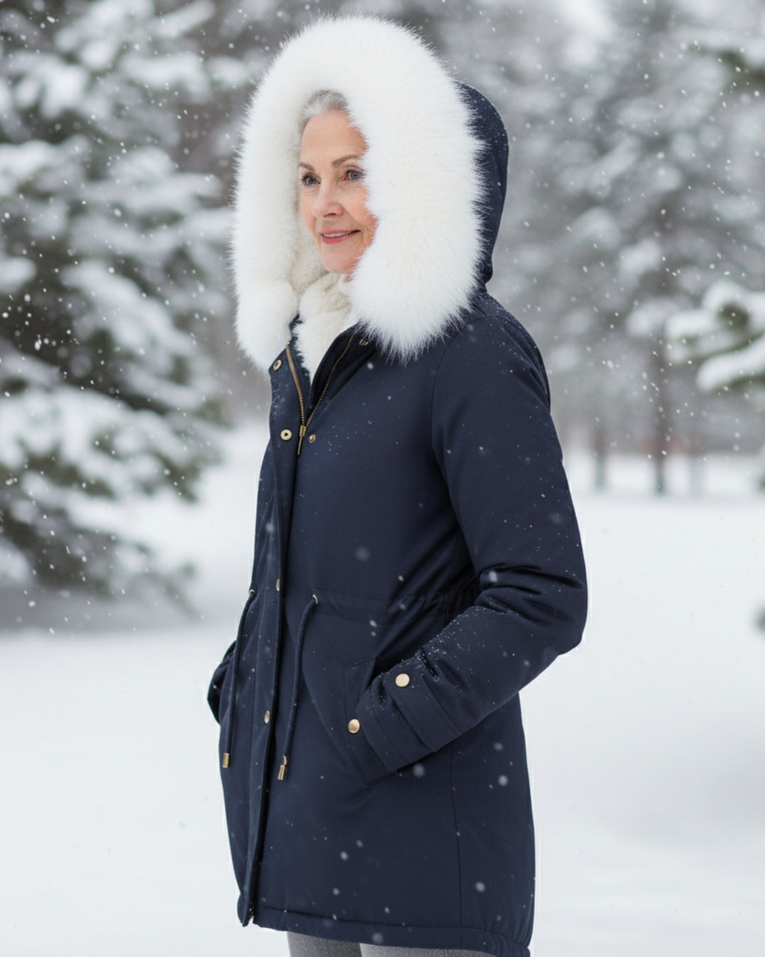 Sophia | Fur Hood Parka