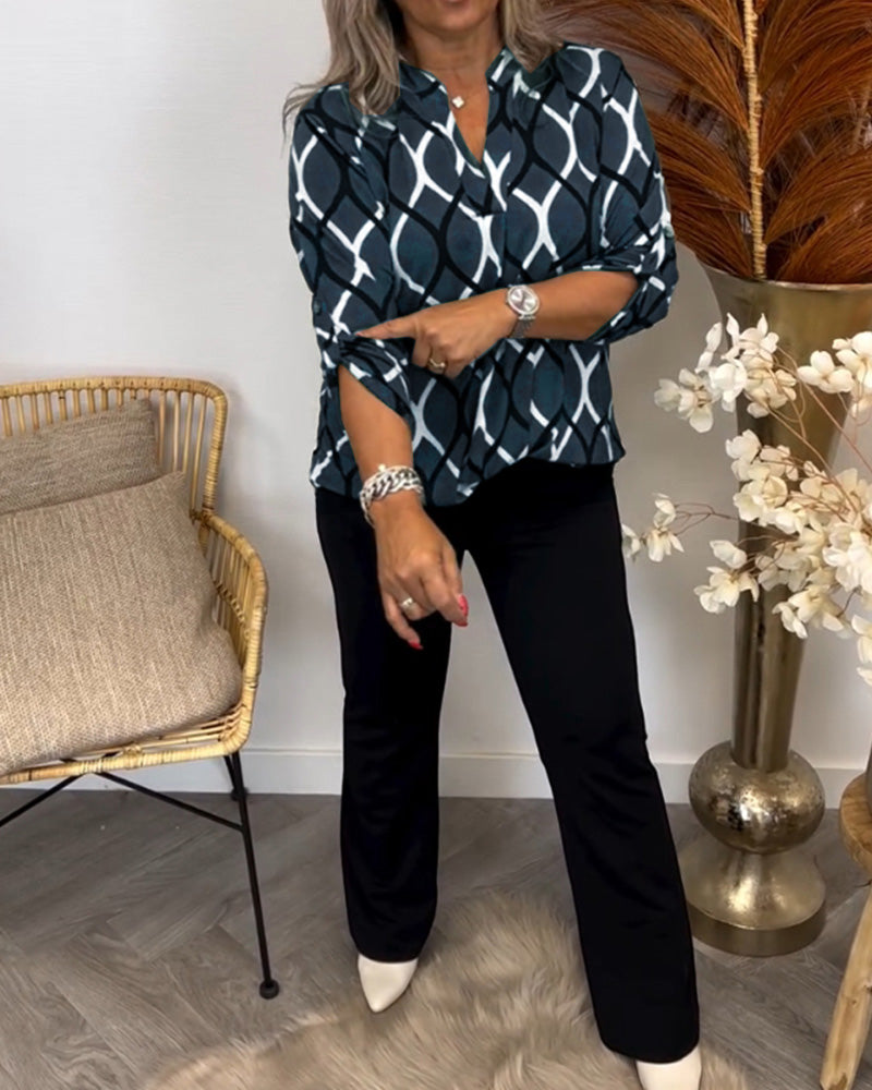 Summer | Casual Blouse with Long Sleeves
