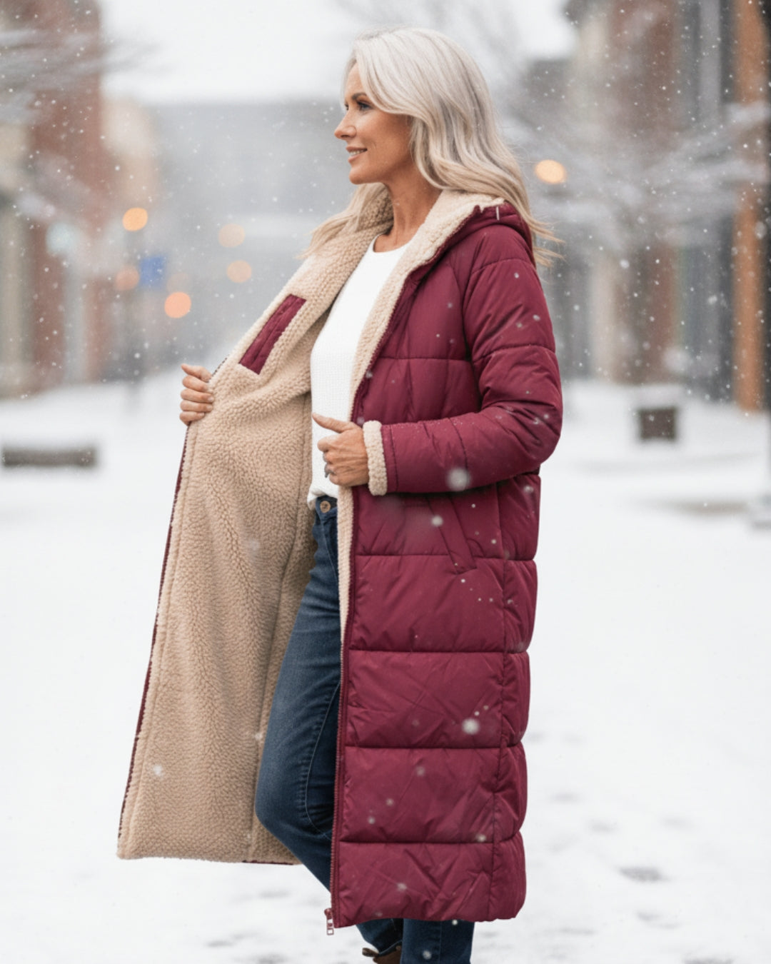 Olivia | Sherpa Winter Coat