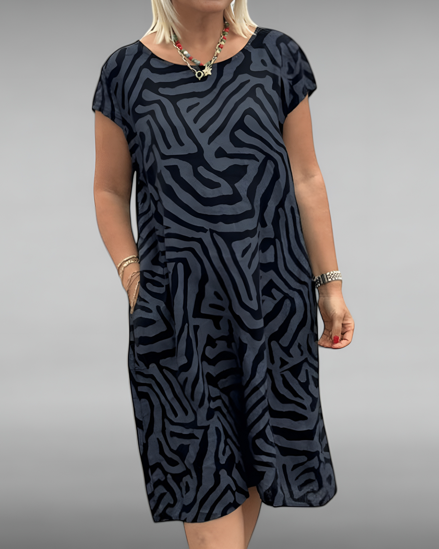 Hannah | Round Neck Dress