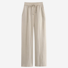 Valerie Comfortable Lounge Trousers - Beige