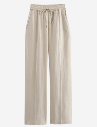Valerie Comfortable Lounge Trousers - Beige