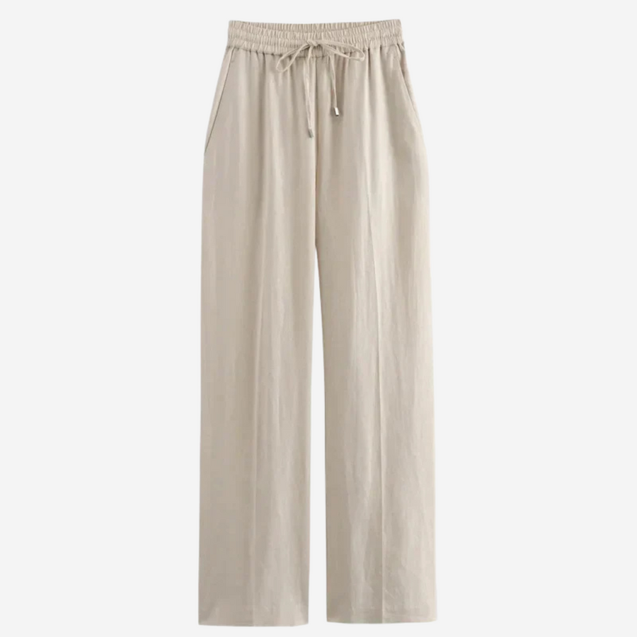 Valerie Comfortable Lounge Trousers - Beige