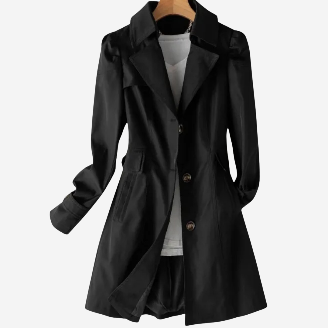 Sharon Scandinavian Winter Jacket - Black