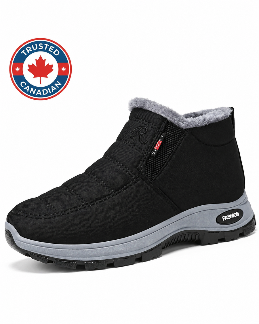 Muriel Quilted Waterproof Slip-On Ankle Boots - Black