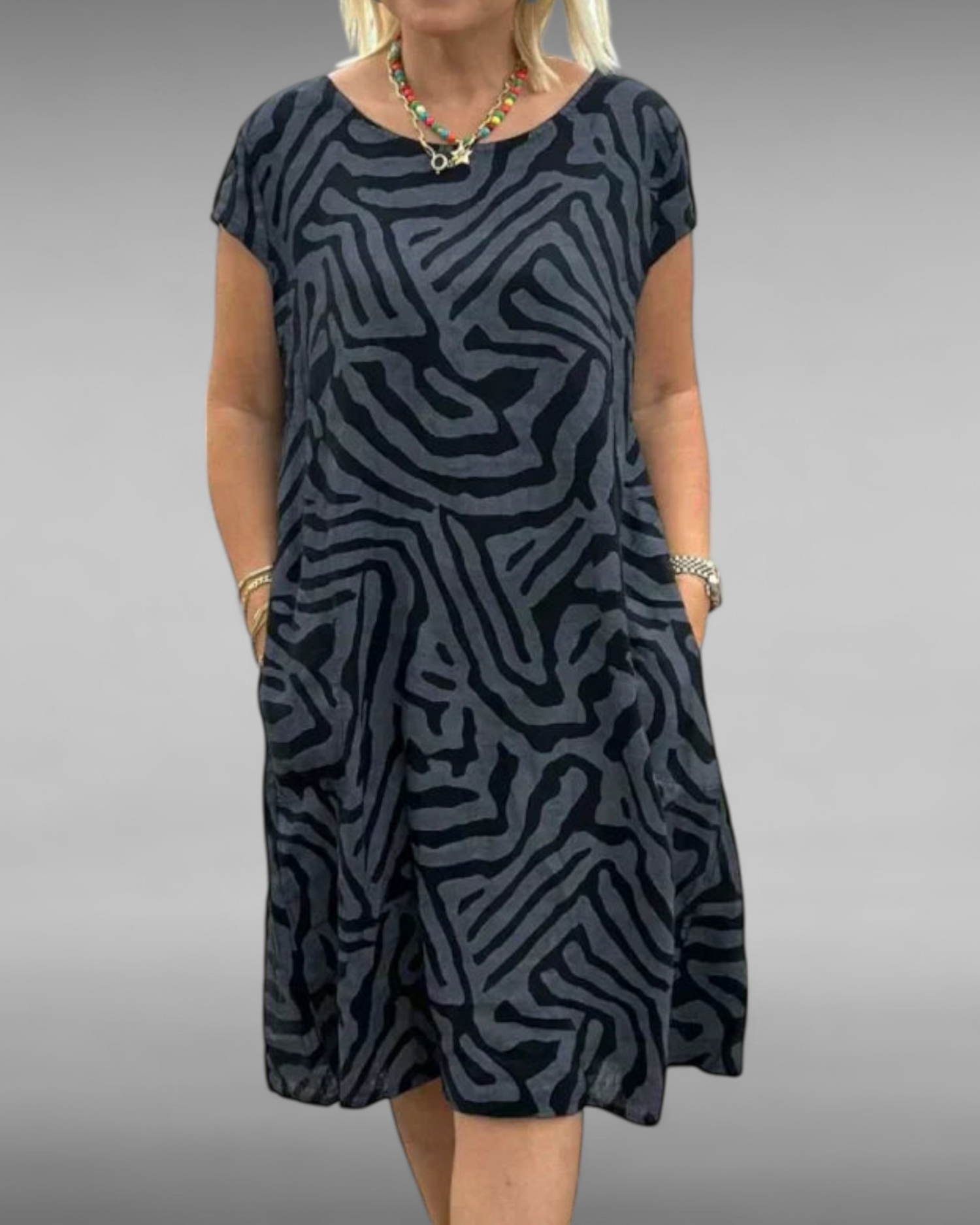 Hannah | Round Neck Dress