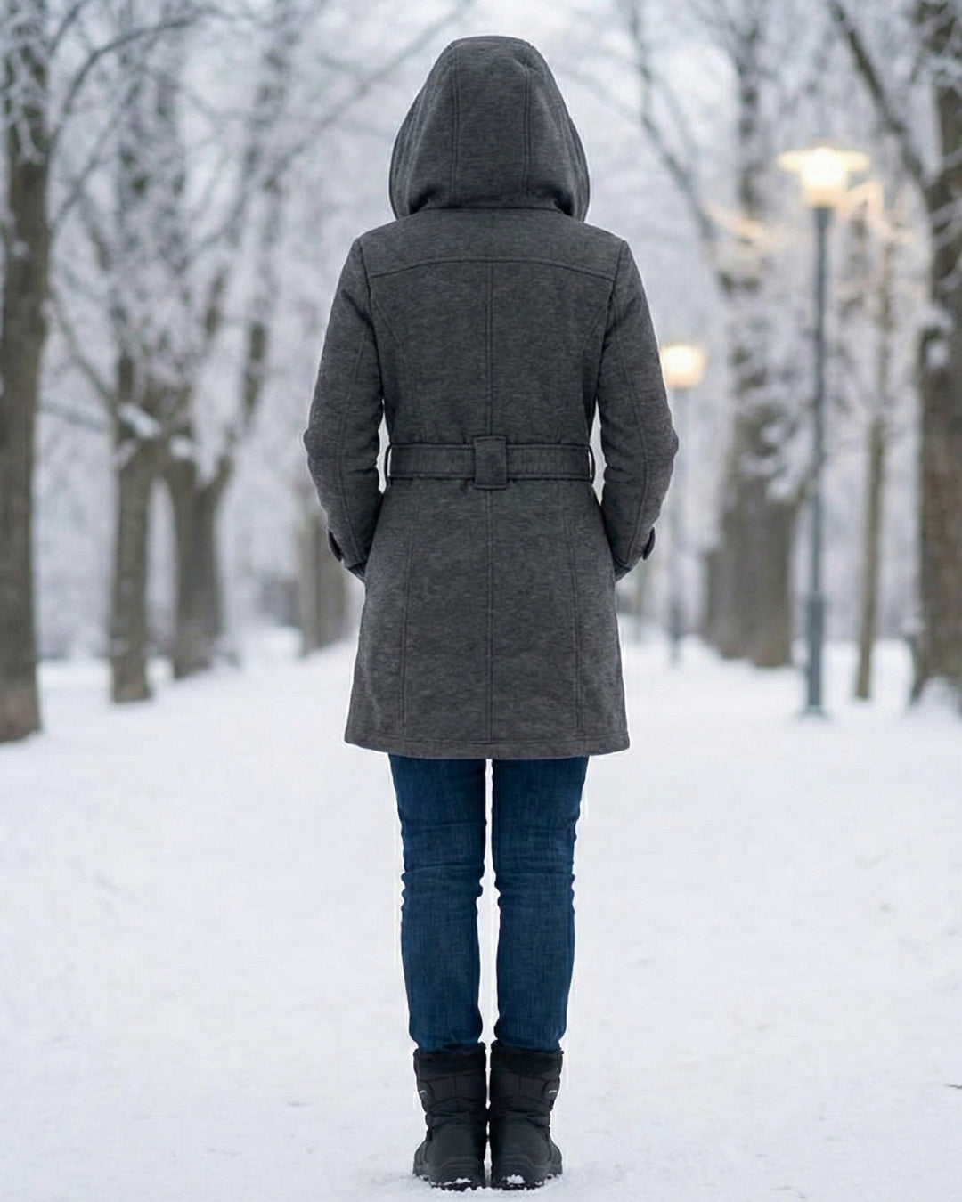 Victoria | Plaid Collar Wool Coat