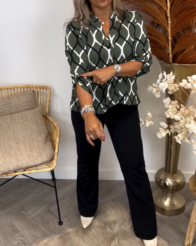 Summer | Casual Blouse with Long Sleeves