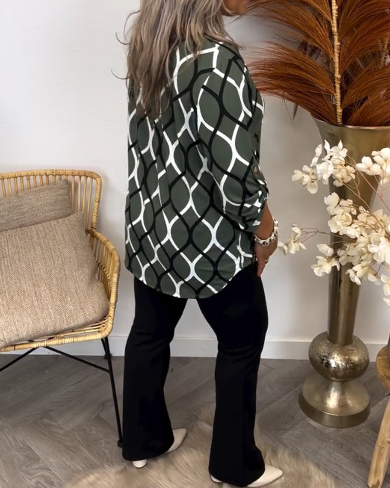 Summer | Casual Blouse with Long Sleeves