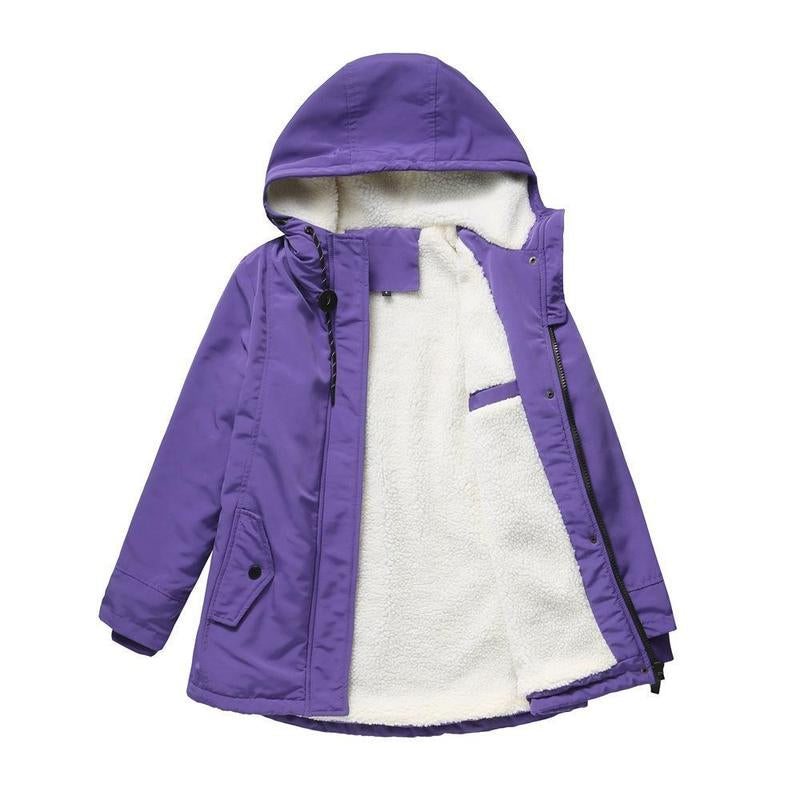 Vienna parka coat - Purple