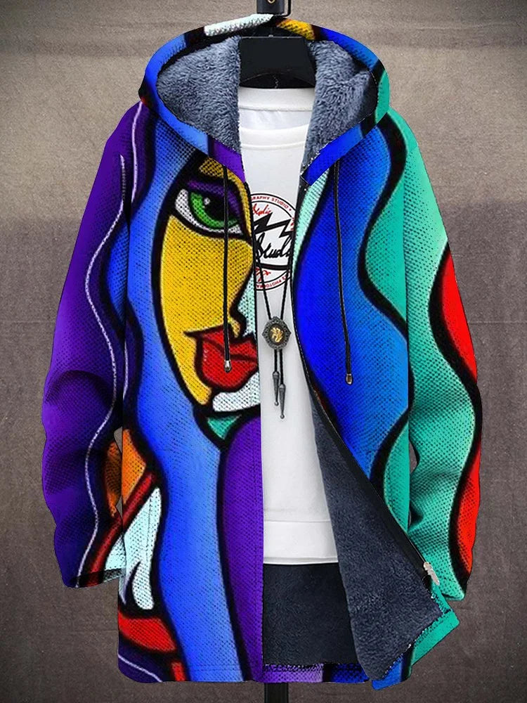 Tilda | Art-Inspired Hooded Cardigan