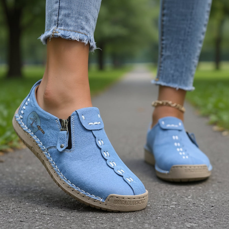Anna | Hand-Stitched Slip-On Comfort Loafers