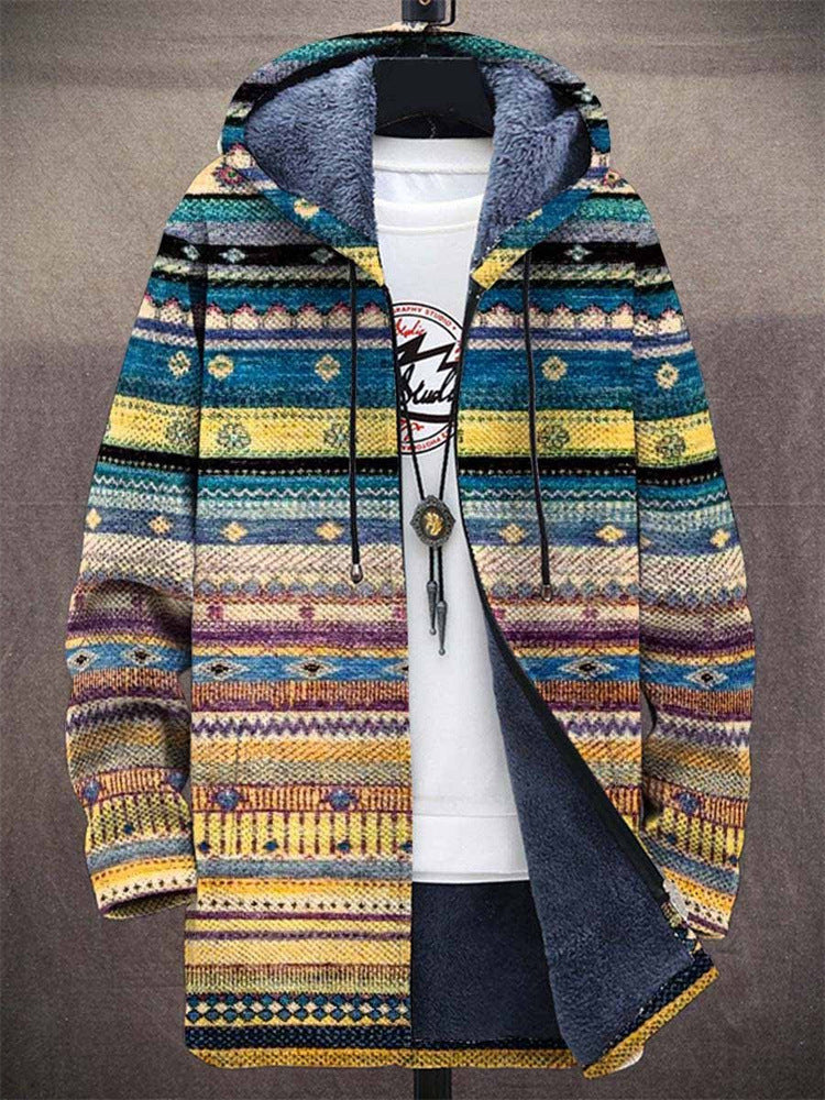 Opal | Art-Inspired Hooded Cardigan