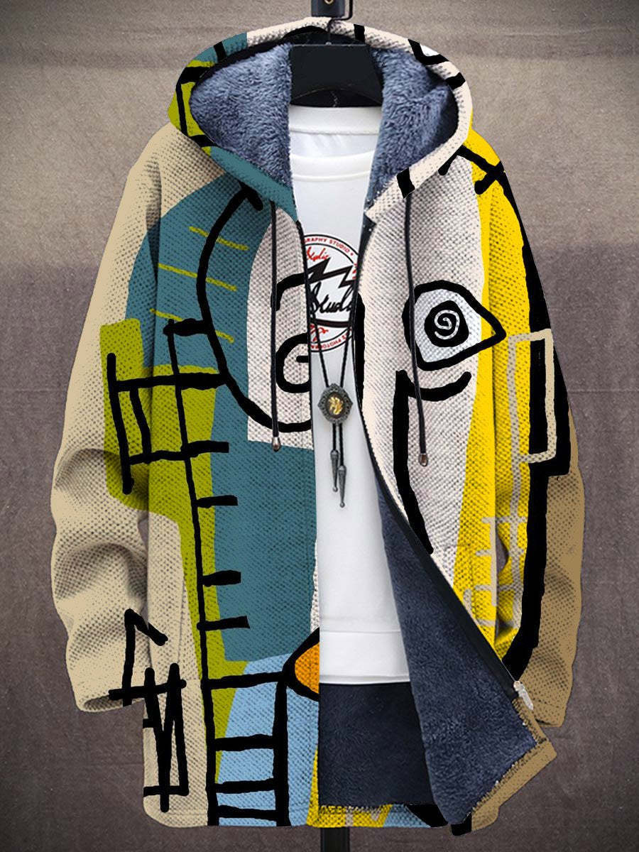 Viola | Art-Inspired Hooded Cardigan