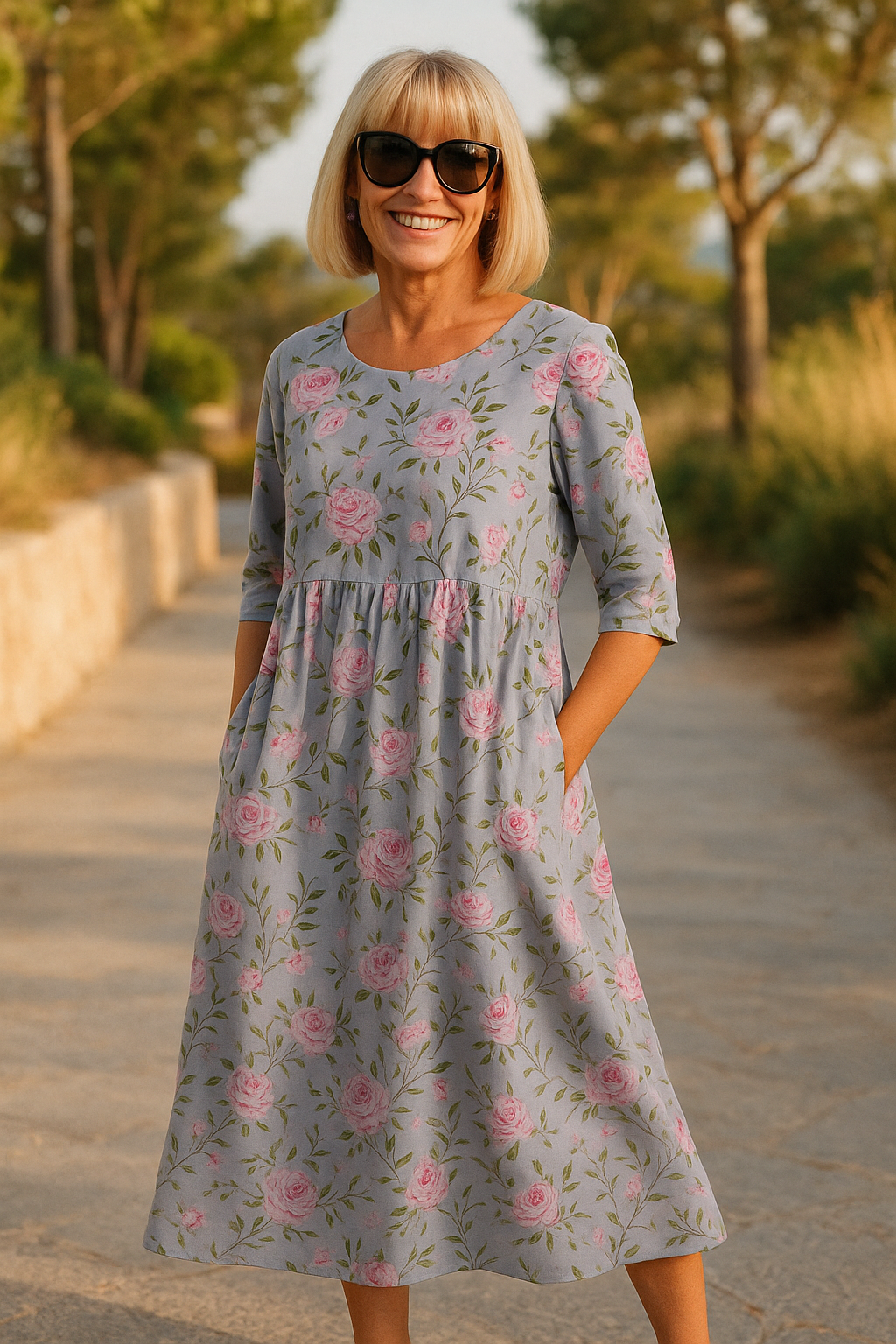 Savannah | Casual Midi Dress
