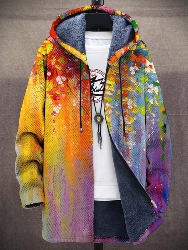 Imogen | Art-Inspired Hooded Cardigan