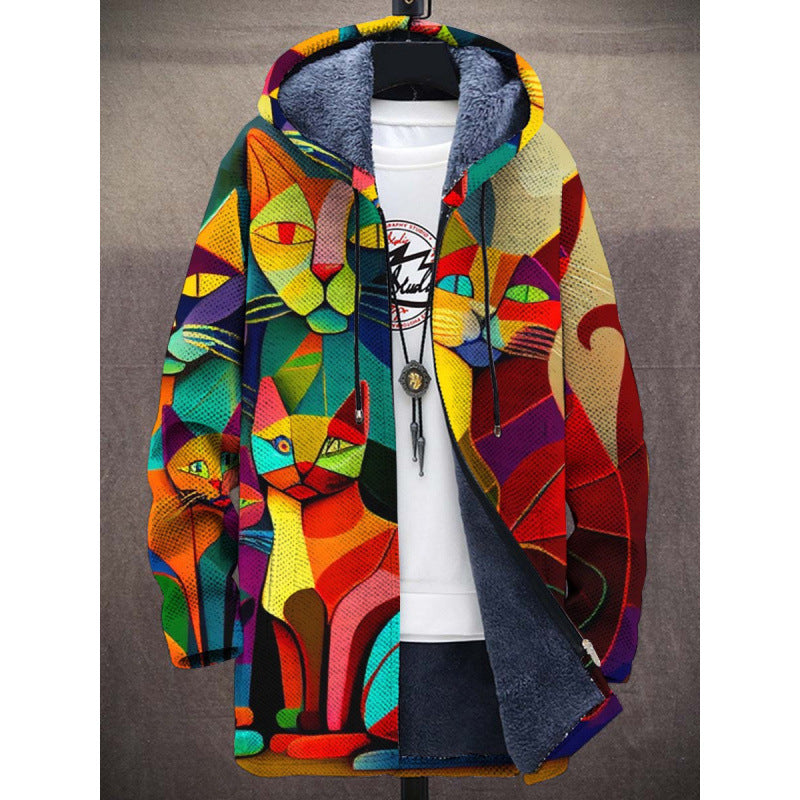 Cordelia | Art-Inspired Hooded Cardigan